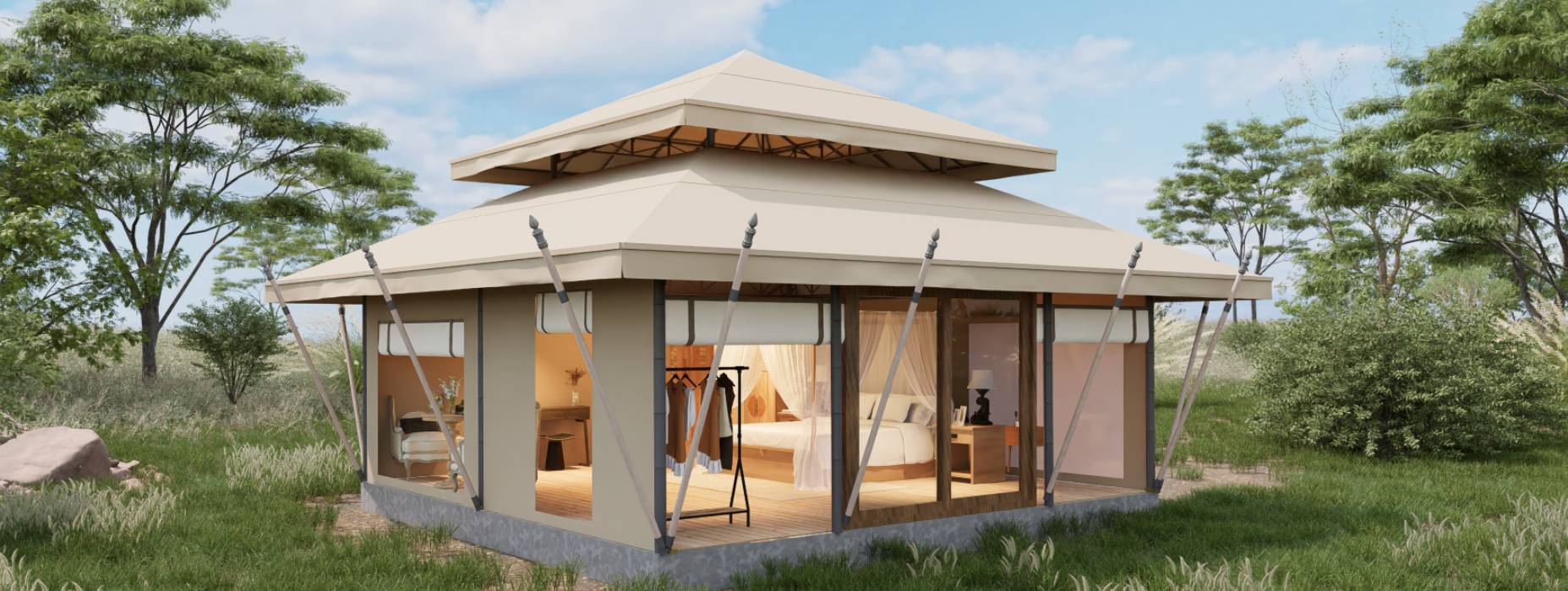 梅河口市户外野奢帐篷